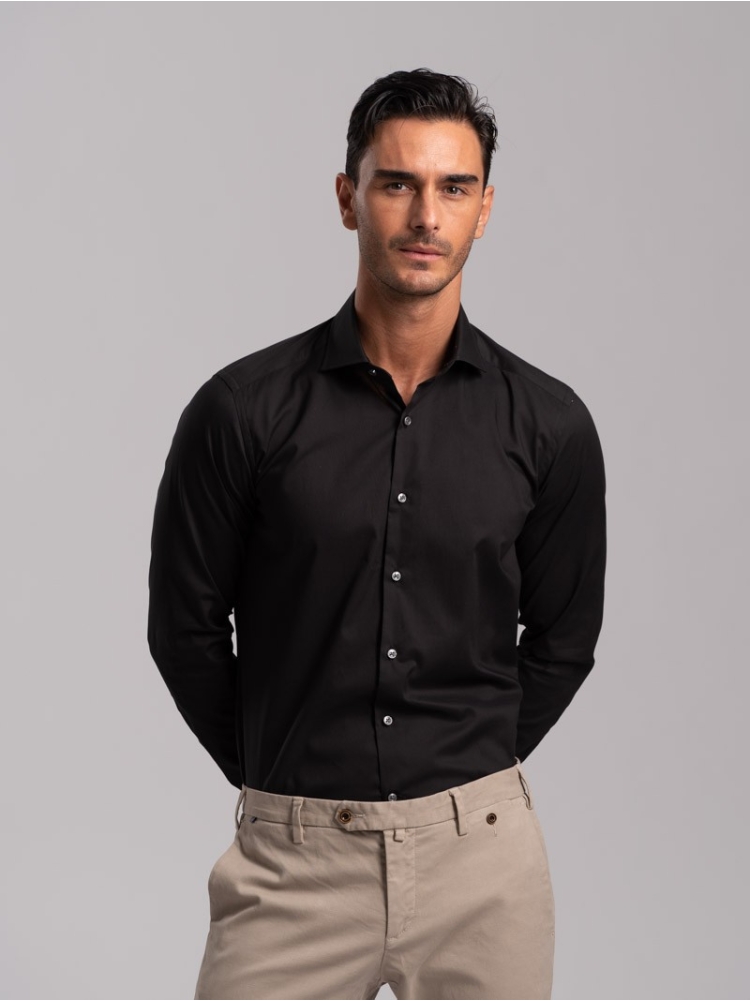 Camicia uomo tinta unita regular fit...