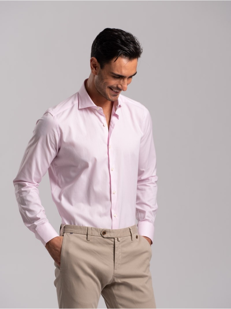 Camicia uomo tinta unita regular fit...