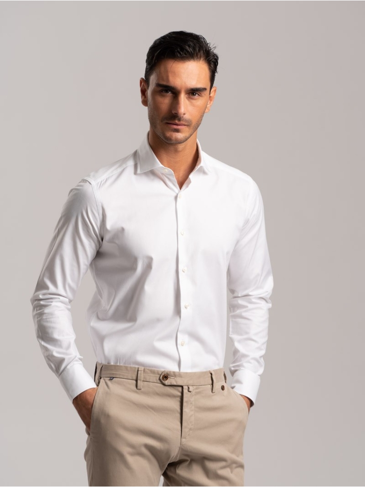 Camicia uomo tinta unita regular fit...