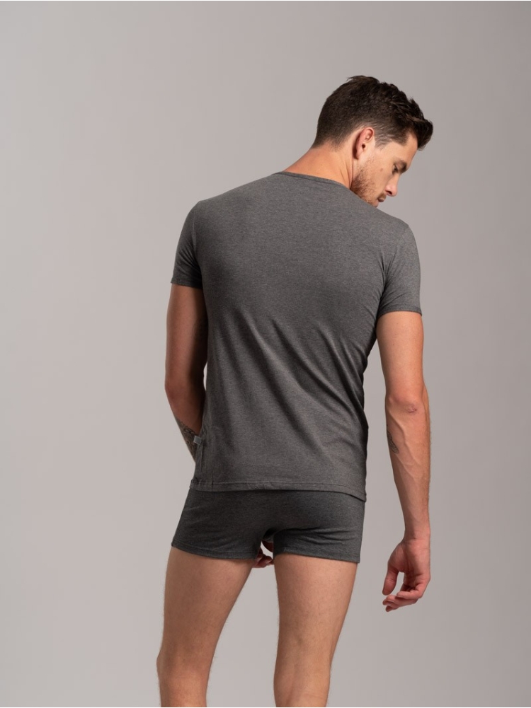 Maglietta girocollo in cotone jersey...