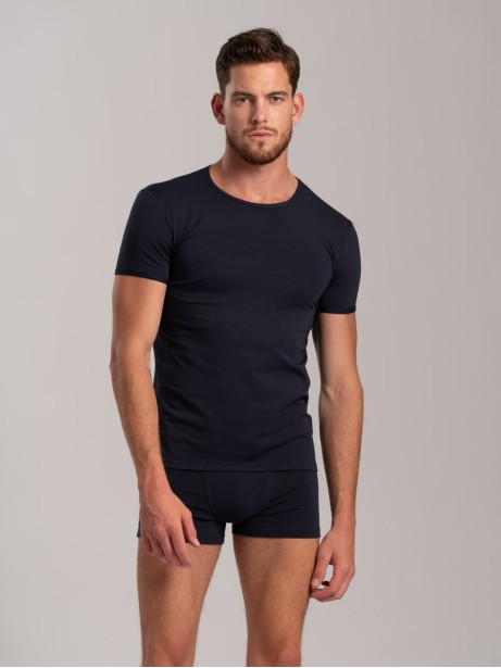 Maglietta girocollo in...