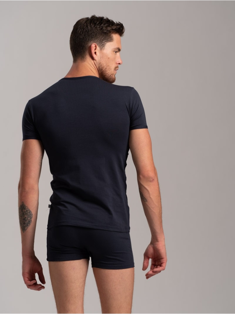 Maglietta girocollo in cotone jersey...