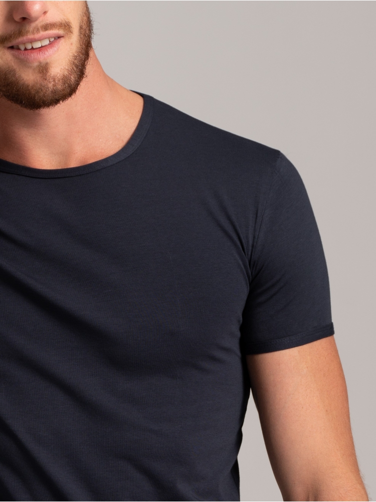 Maglietta girocollo in cotone jersey...