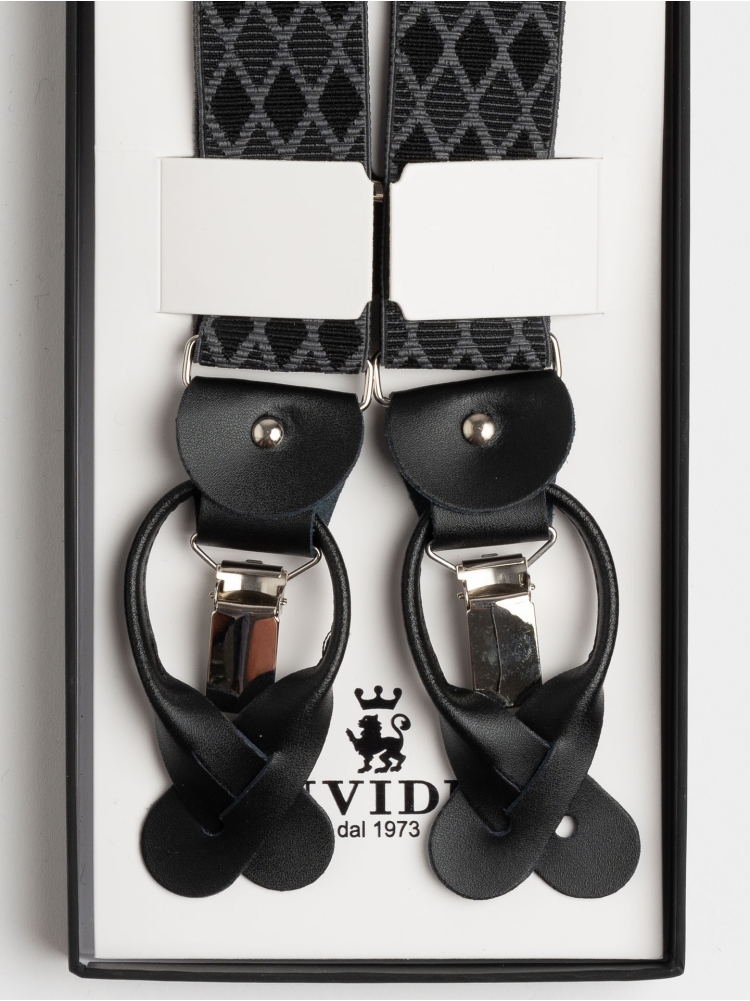 Bretella regular disegno rombi con...