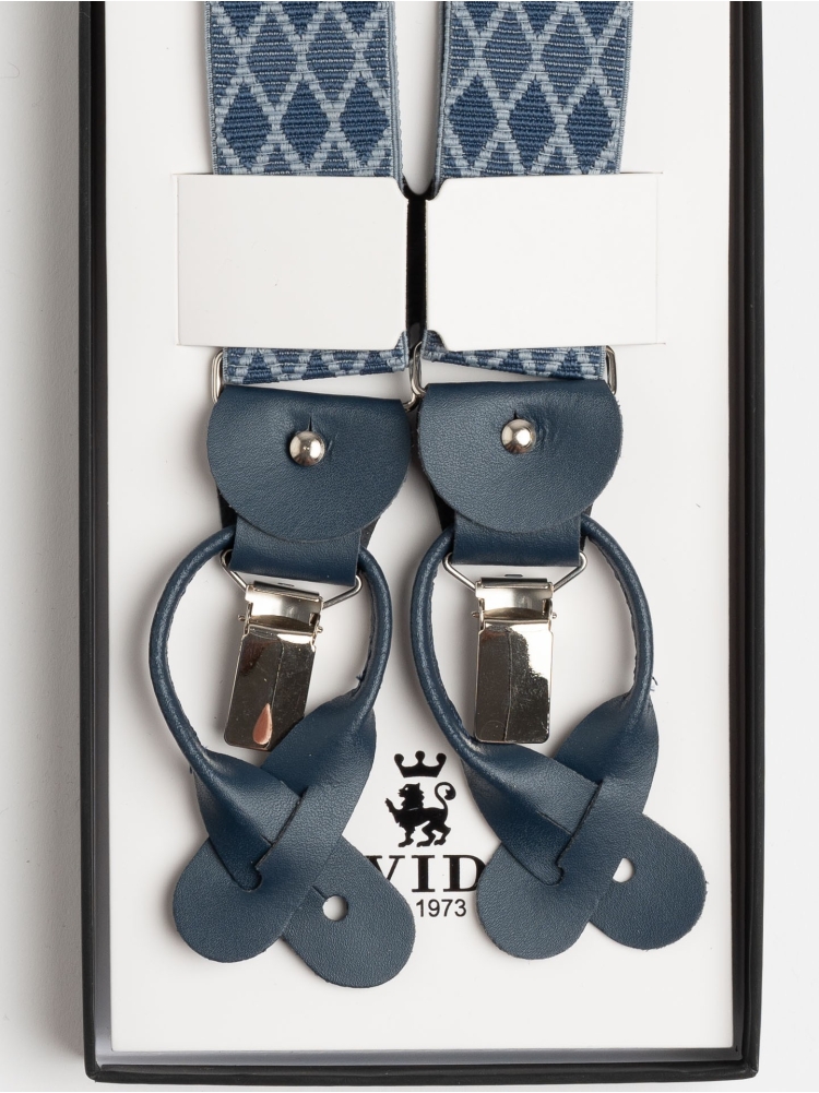 Bretella regular disegno rombi con...