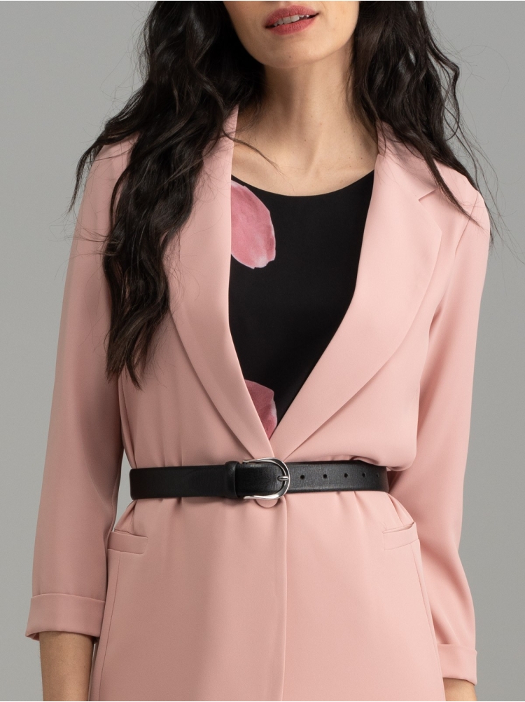 Giacca donna rosa cipria stile blazer