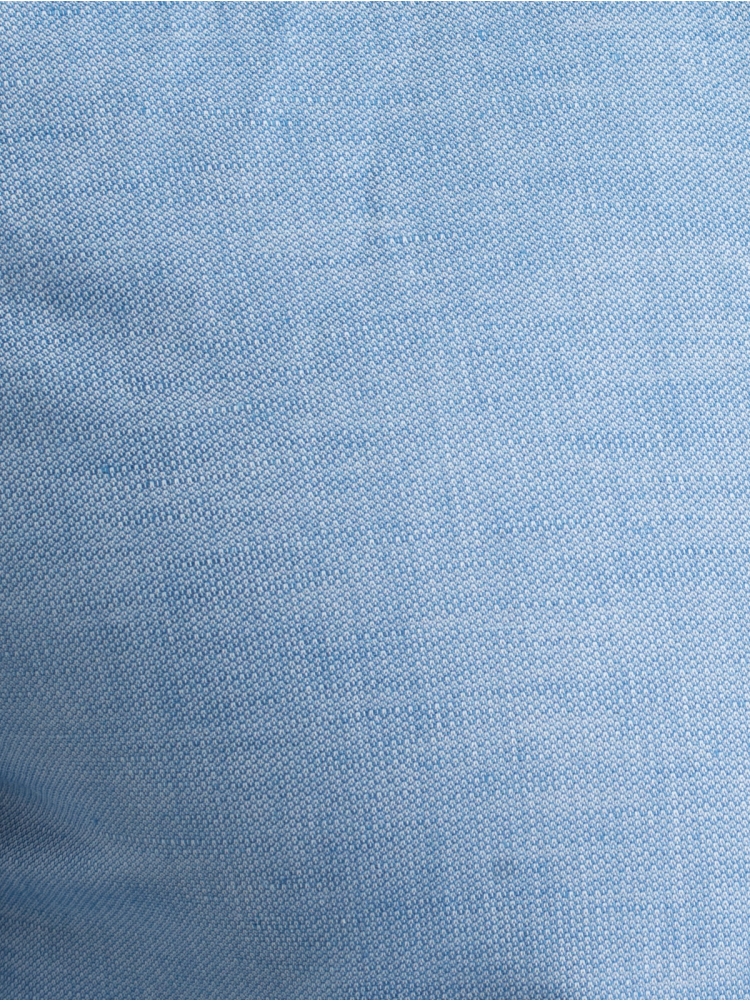 Camicia uomo tinta unita azzurra collo button down