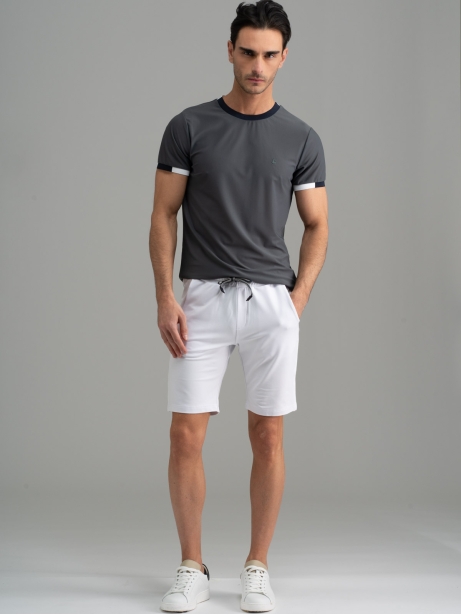 Bermuda uomo in tessuto...