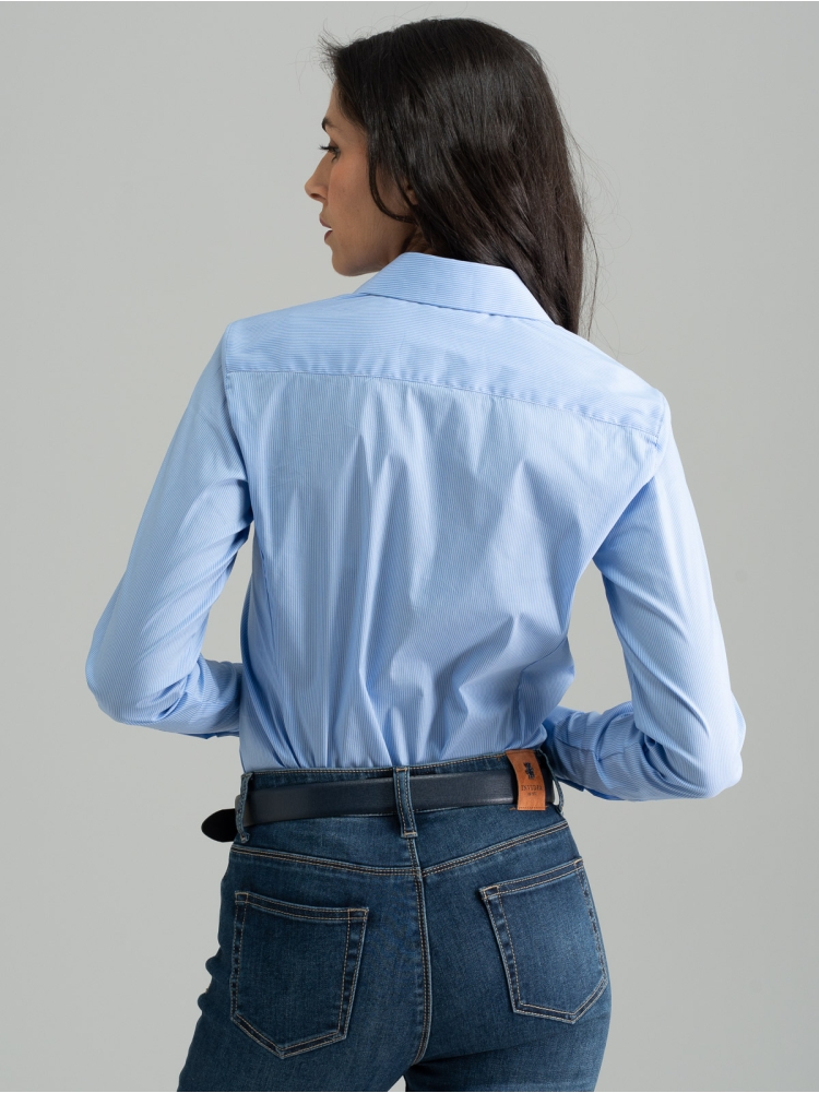 Camicia donna micro riga vestibilità...
