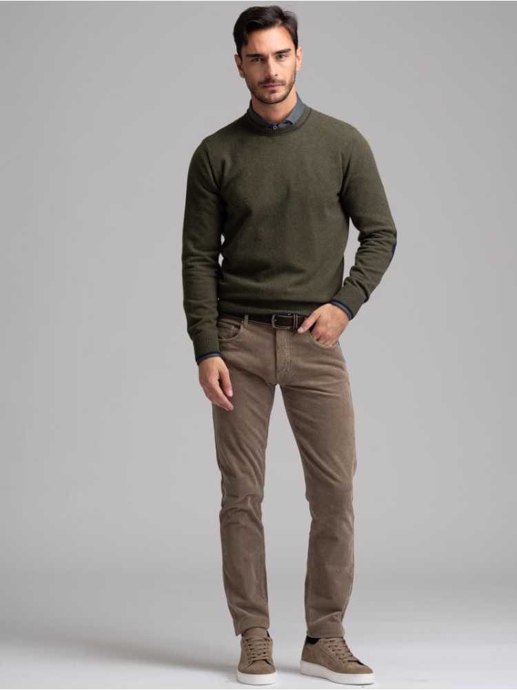 Maglia uomo misto Cachemire girocollo...