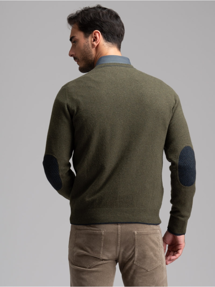 Maglia uomo misto Cachemire girocollo...