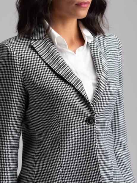 Giacca donna fantasia Pied de Poule 2