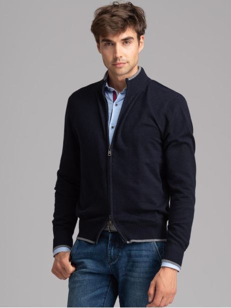Maglia uomo full zip con...