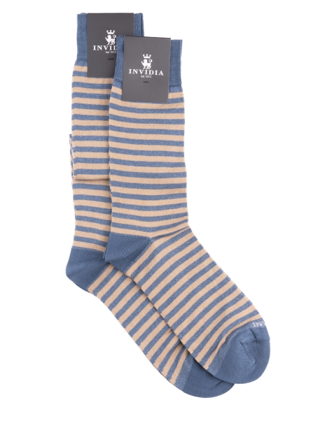 Calza uomo riga pari pari a due colori 2