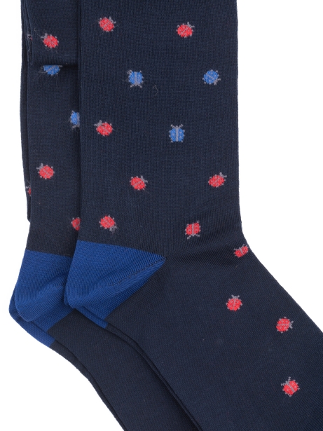 Calza uomo disegno coccinella 2