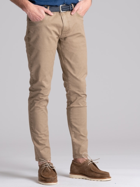 Pantalone uomo cinque tasche in tricotina di cotone old 2