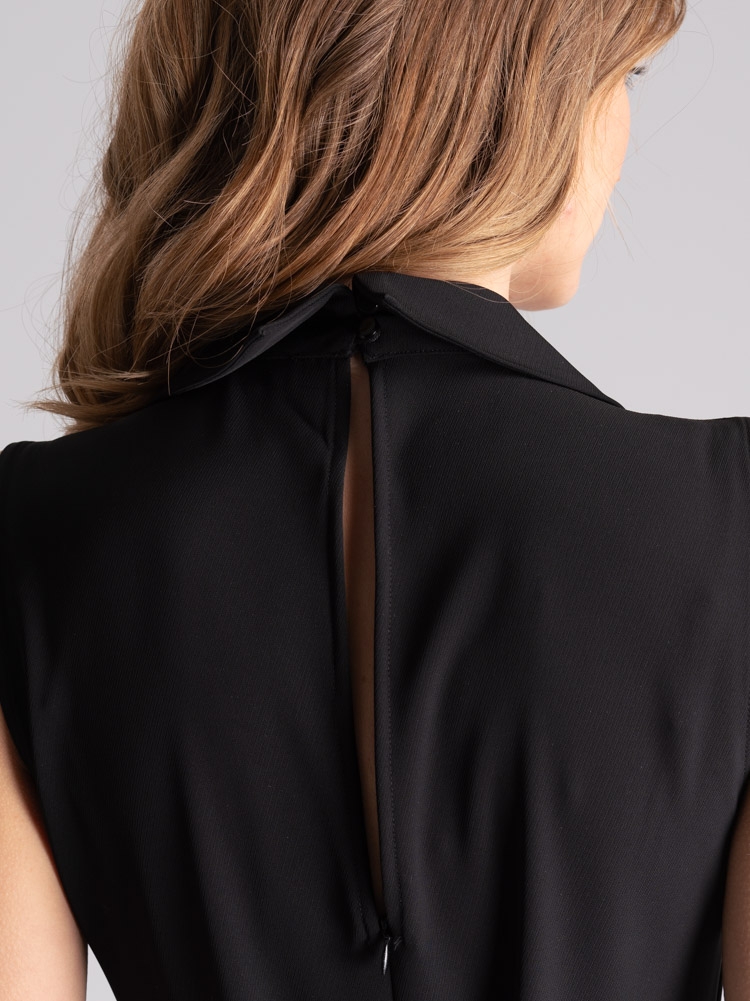 Tuta donna smanicata nera