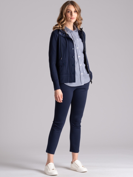 Giubbino donna blu con...