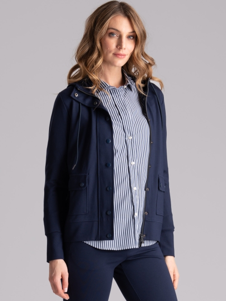 Giubbino donna blu con... 2