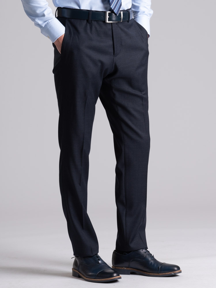 Abito da uomo in fresco lana Principe di Galles blu