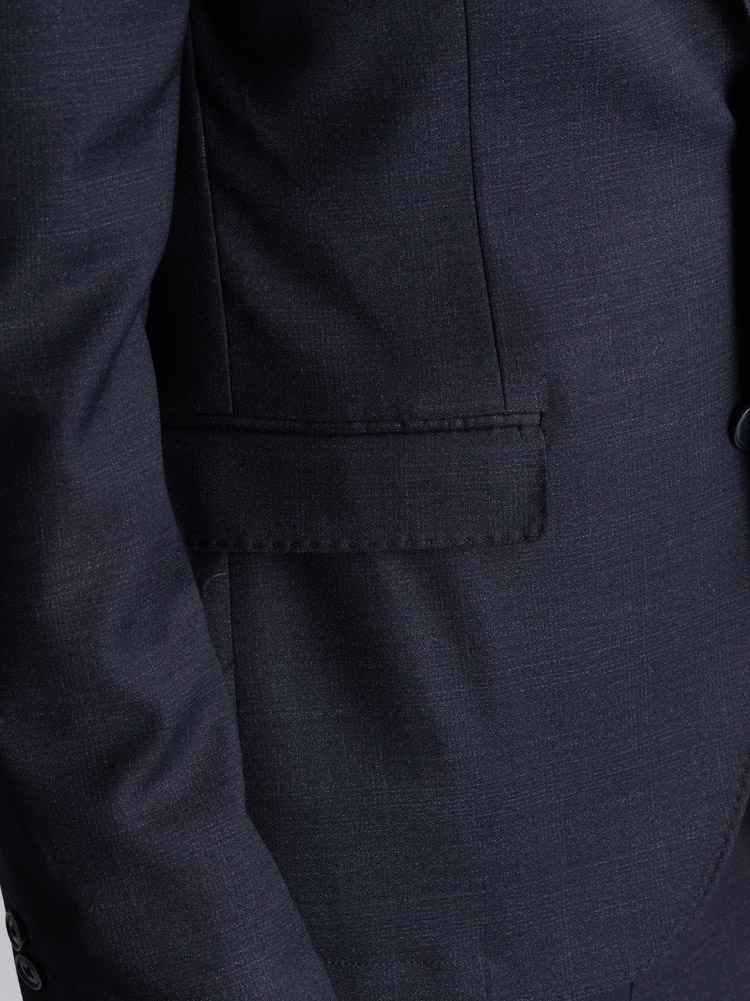 Abito da uomo in fresco lana Principe di Galles blu