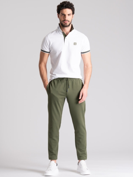 Polo uomo mezza manica con stampa collo 2