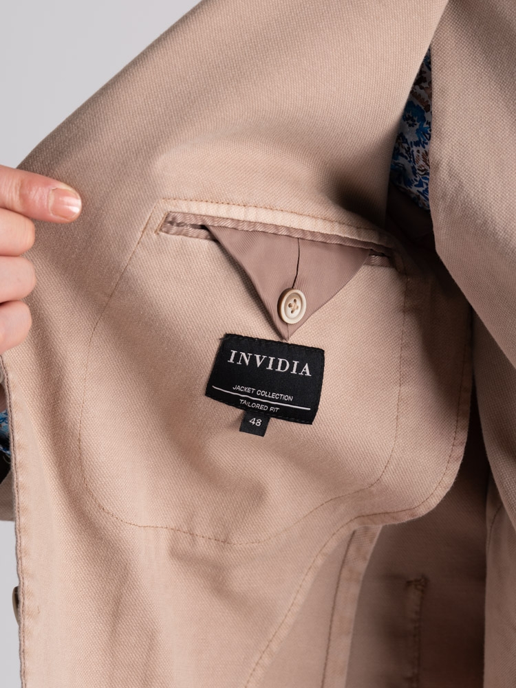 Giacca uomo in tessuto armaturato effetto lavato