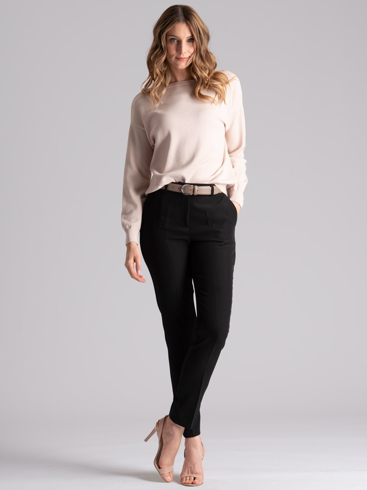 Maglia donna con scollo a barchetta in viscosa