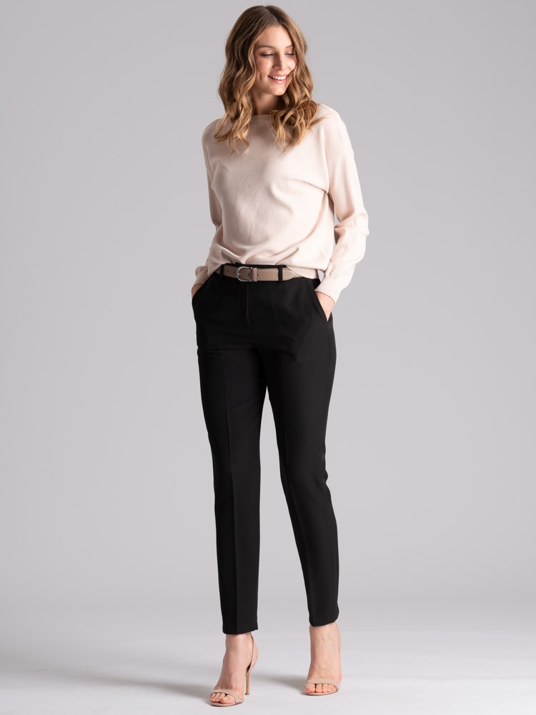 Maglia donna con scollo a barchetta in viscosa