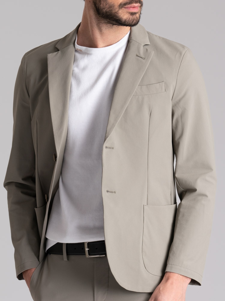 Giacca uomo sfoderata in tessuto...