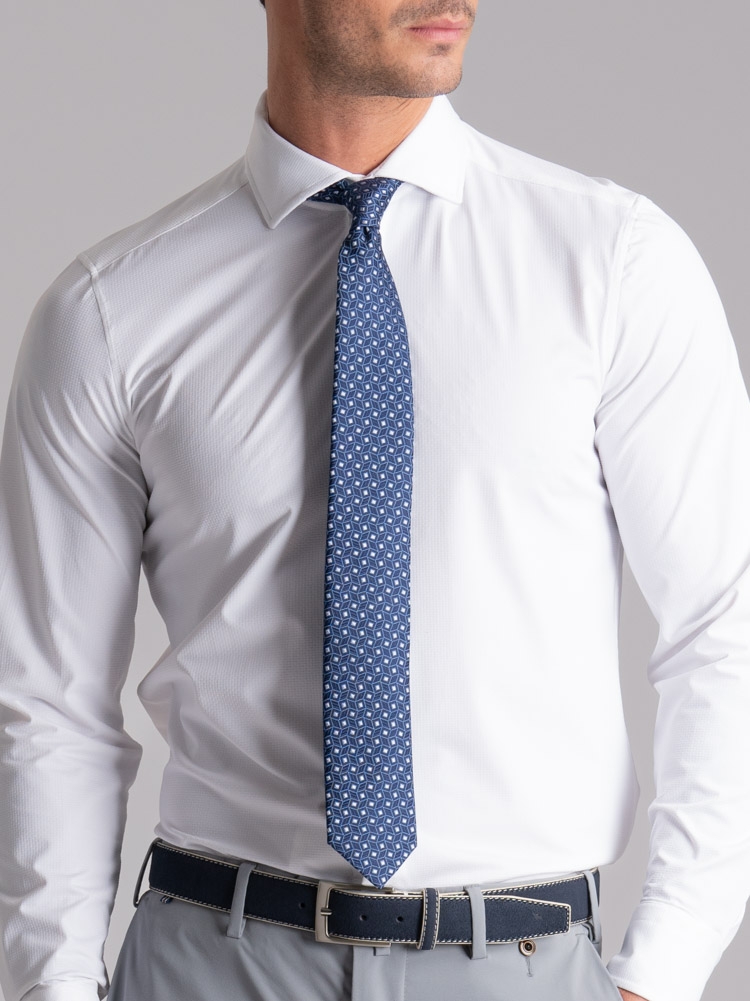 Camicia uomo TECNO tinta unita collo...