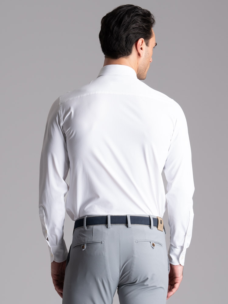 Camicia uomo TECNO tinta unita collo...