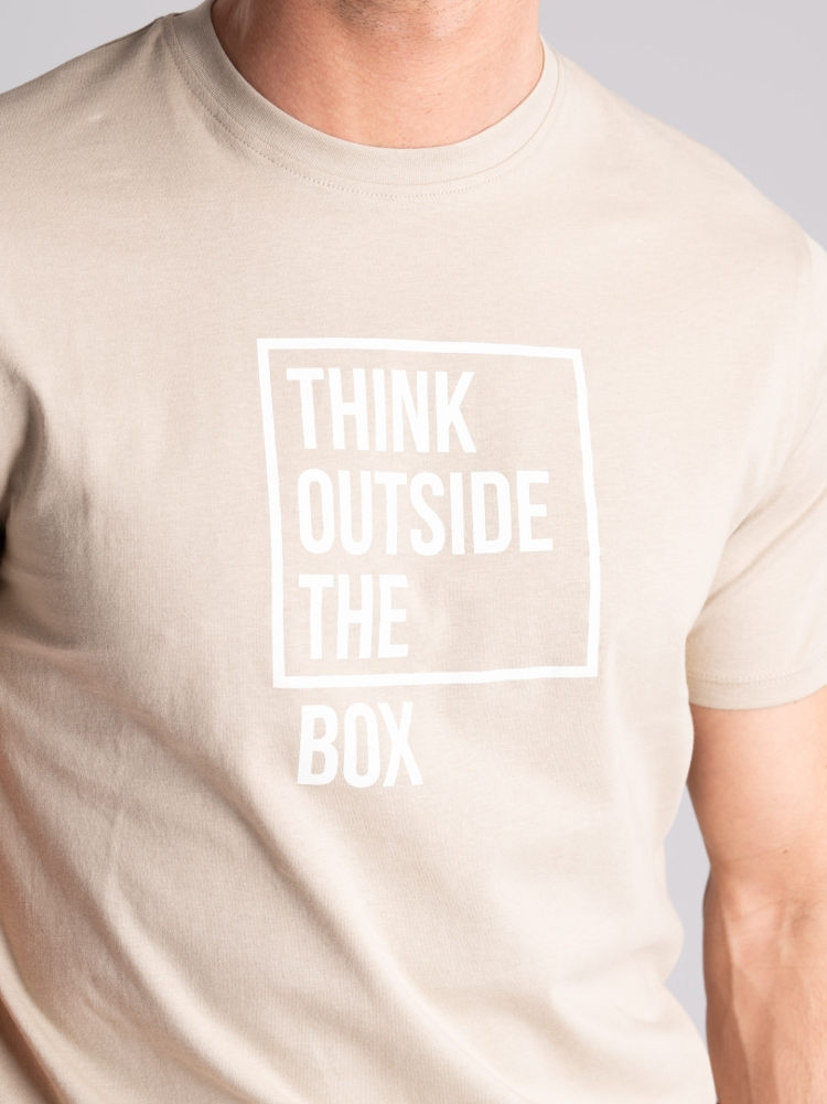 T-shirt uomo a mezza manica con scritta