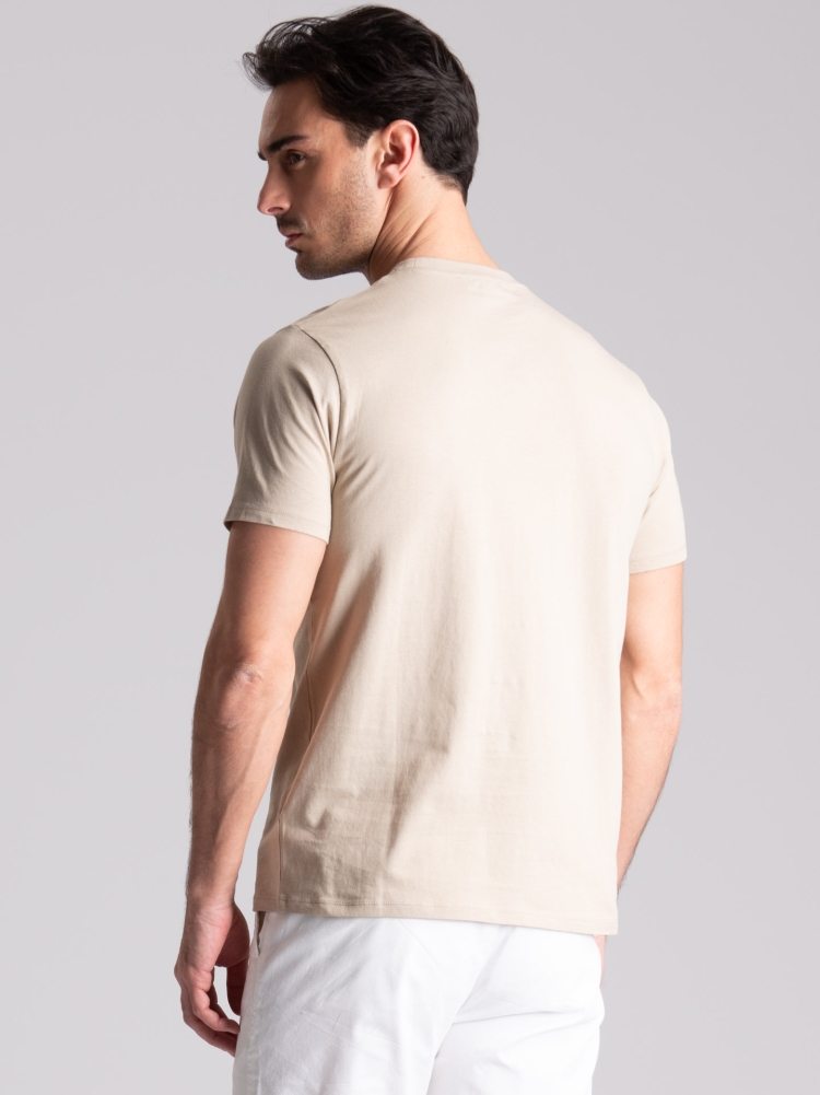 T-shirt uomo a mezza manica con scritta