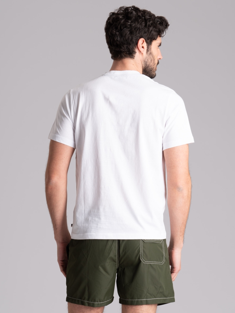 T-shirt uomo a mezza manica con stampa fantasia