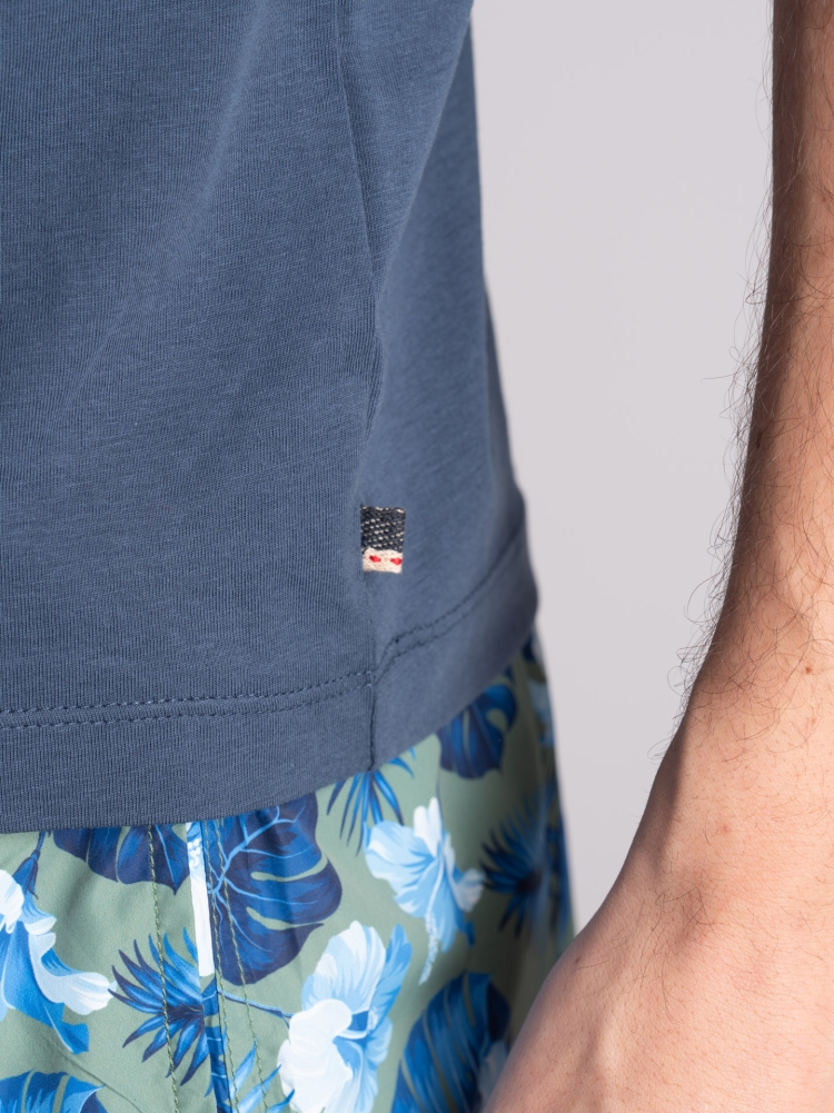 T-shirt uomo a mezza manica con stampa fantasia