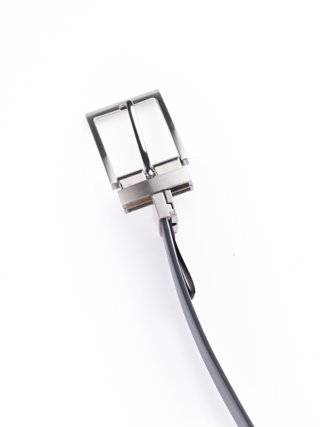 Cintura uomo in pelle spazzolata reversibile 2