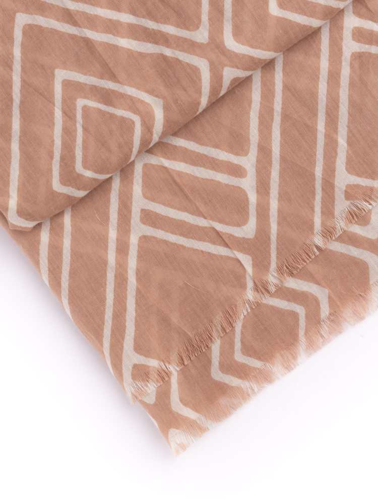 Sciarpa uomo con fantasia geometrica a rombi