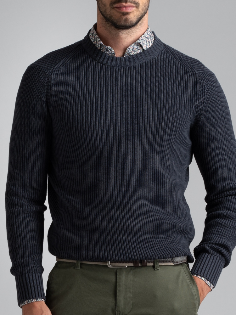 Maglia uomo girocollo in cotone finezza 7