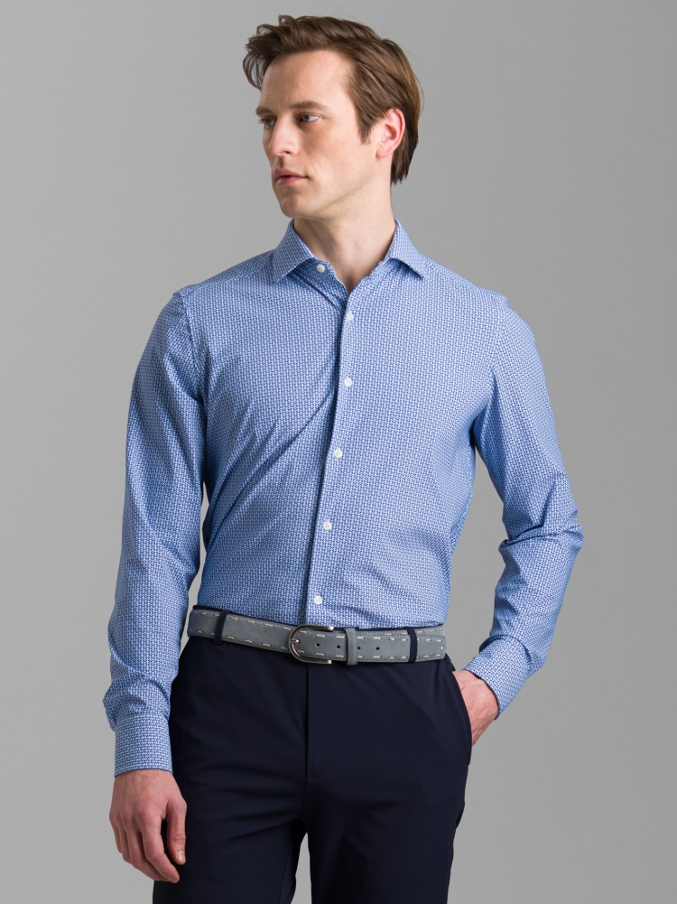 Camicia uomo TECNO micro geometria...