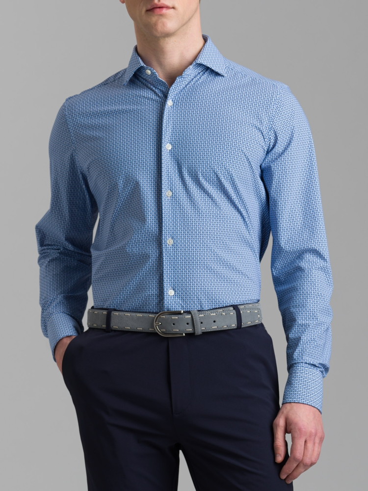 Camicia uomo TECNO micro geometria...