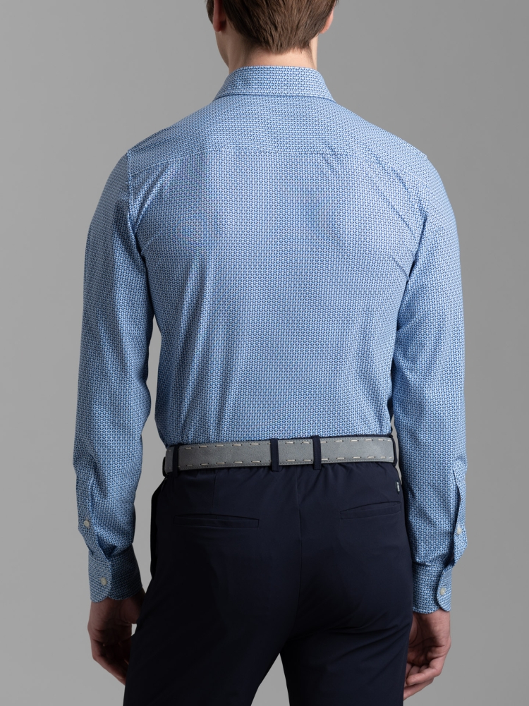 Camicia uomo TECNO micro geometria...