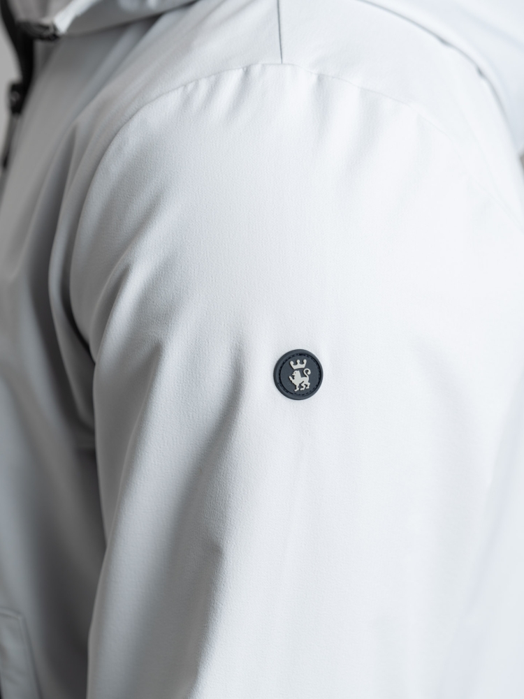 Giubbino uomo TECNO full zip con fodera in jersey e cappuccio