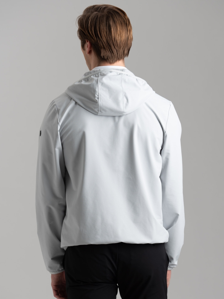 Giubbino uomo TECNO full zip con fodera in jersey e cappuccio