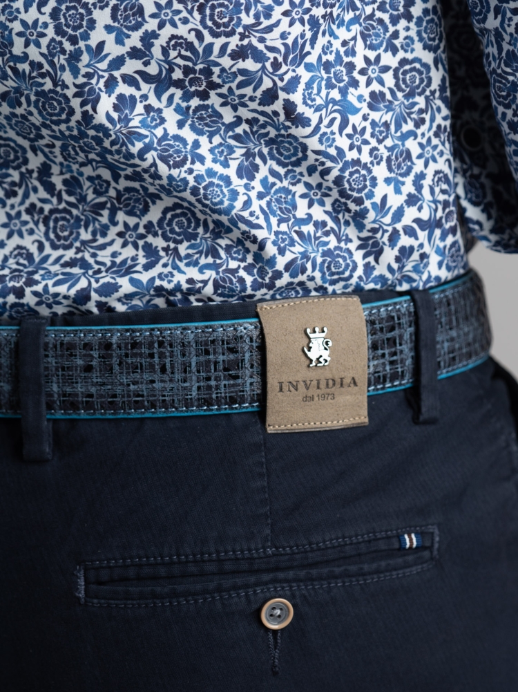 Pantalone uomo chino spina di pesce tasca America