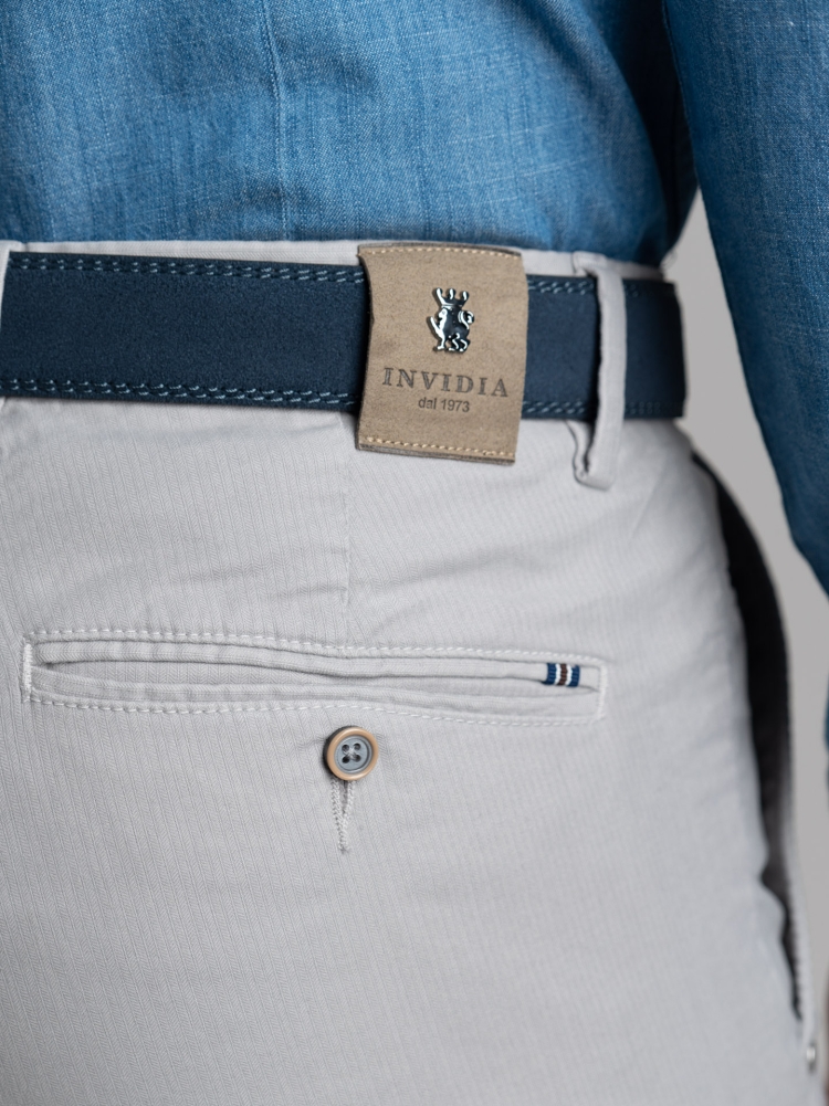 Pantalone uomo chino spina di pesce tasca America