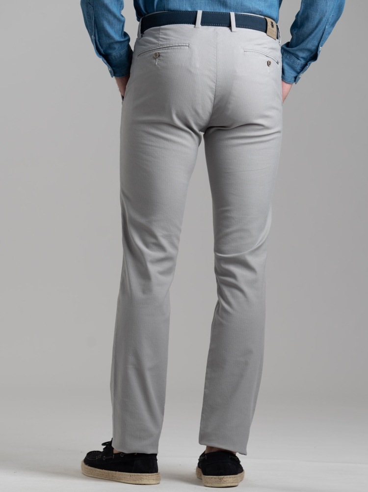 Pantalone uomo chino spina di pesce tasca America
