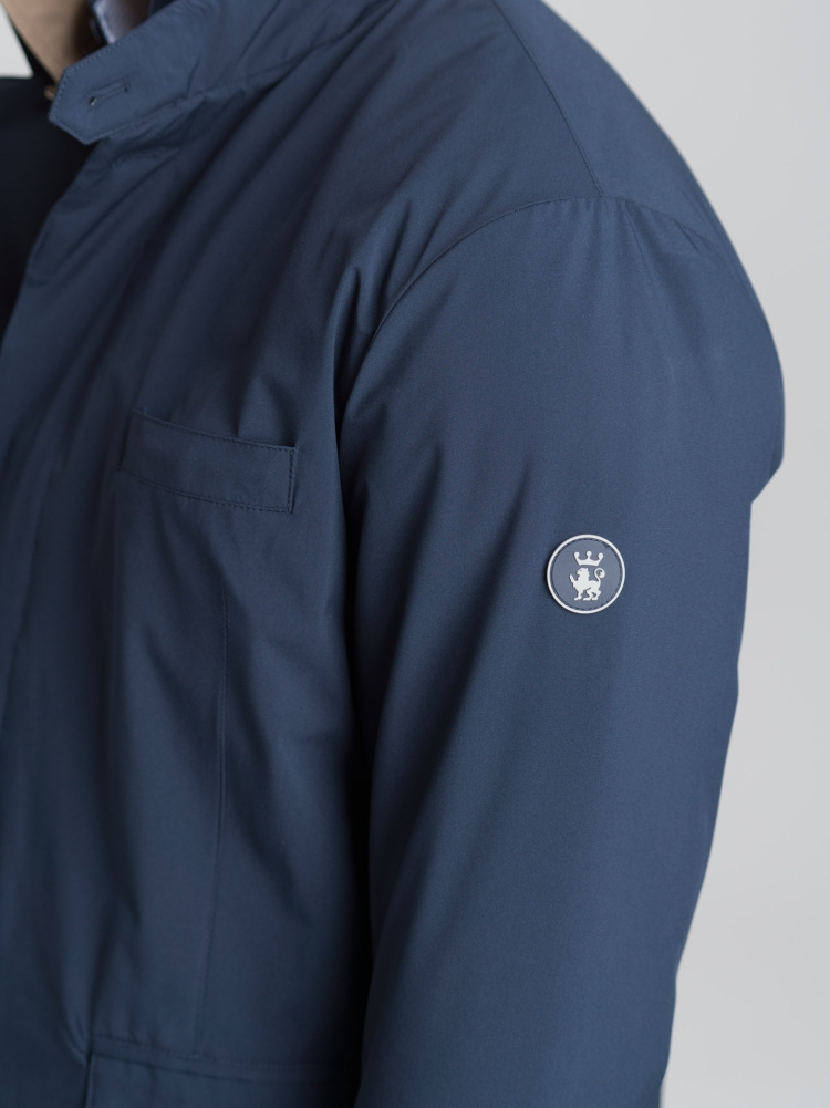 Giubbino uomo blazer blu imbottito...