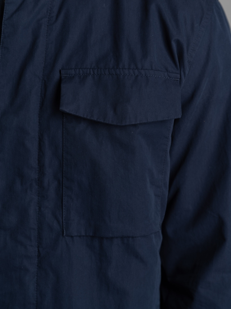 Giubbino uomo in nylon con tasche applicate