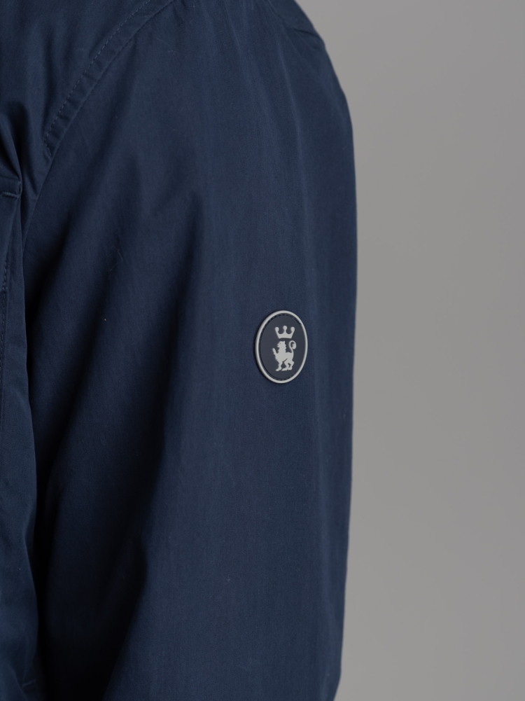 Giubbino uomo in nylon con tasche applicate